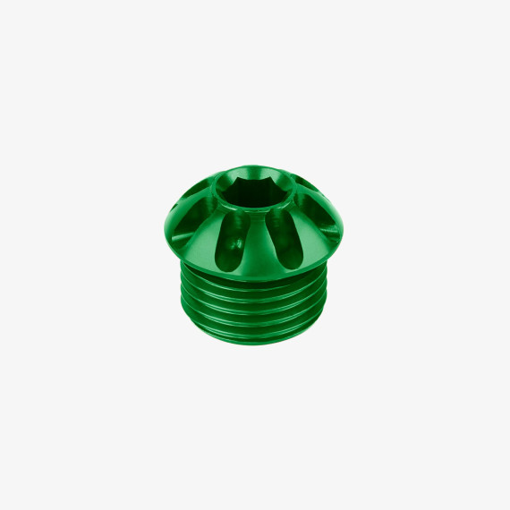 Coloured cap for footpeg - GREEN