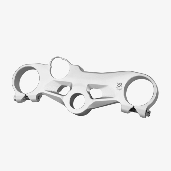 Aluminum top triple clamp Suzuki GSX-R 1000 “Street” 17-23 - SILVER