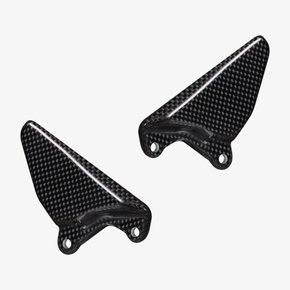 Pair of carbon heel plates for DV4