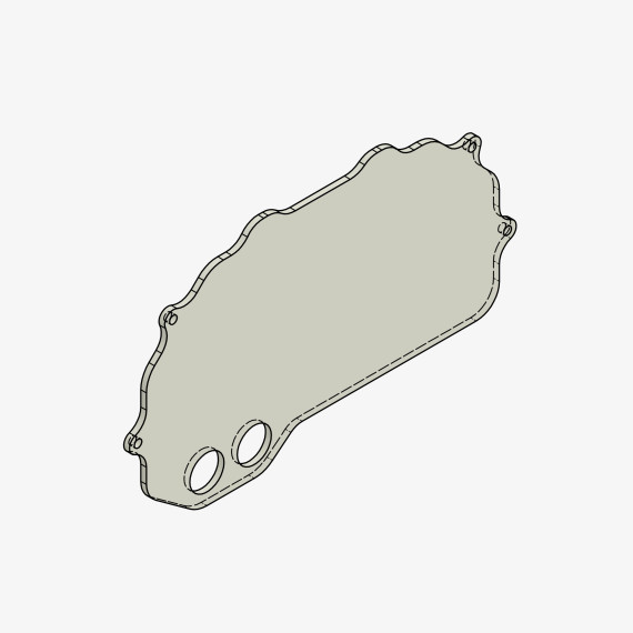 PMMA glass spare part Yamaha YZF R3 19-23