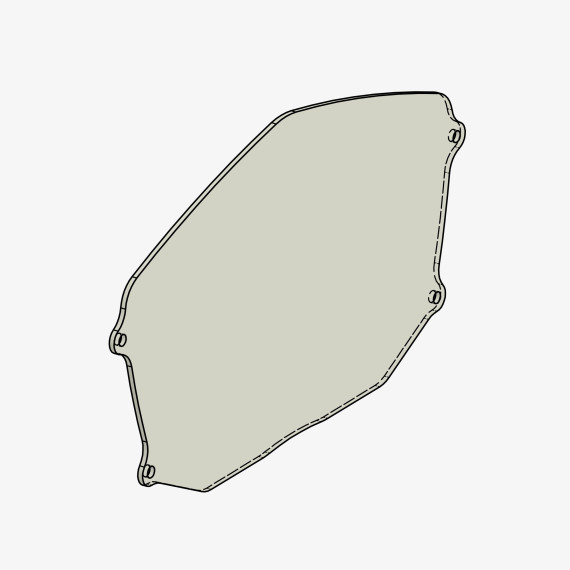 PMMA glass spare part Aprilia RS 660