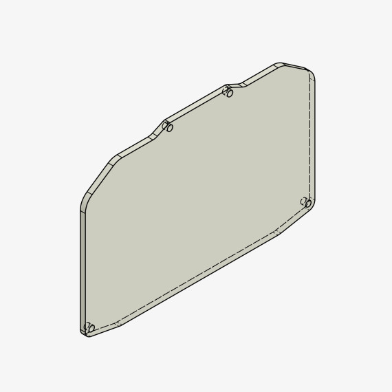 PMMA glass spare part Aprilia RSV4 Factory-Tuono V4 21-23