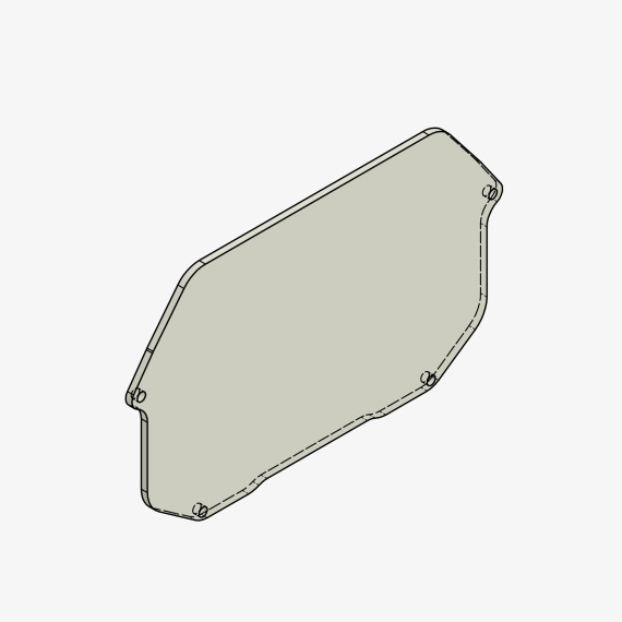 PMMA glass spare part YZF R7 21-23