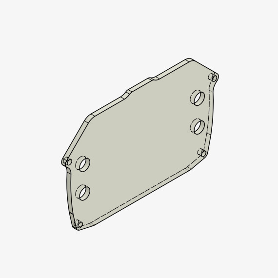 PMMA glass spare part MXm