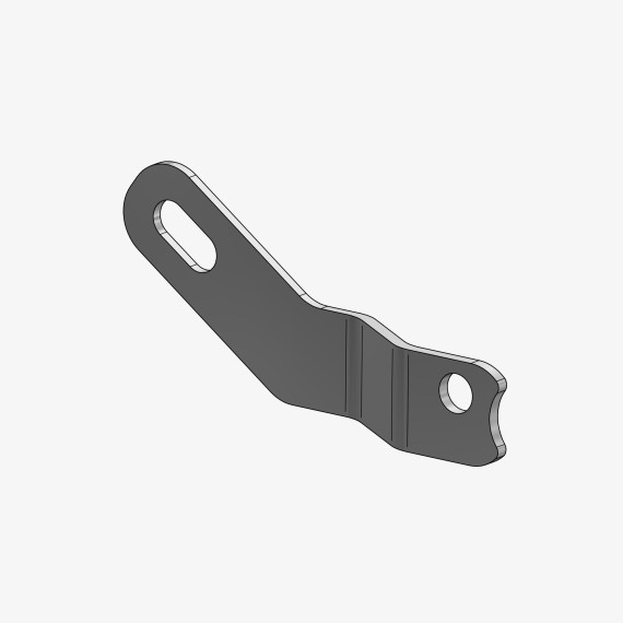 Iron exhaust bracket for TH03 - TH03R