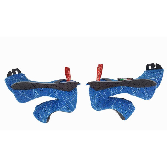 Airoh Aviator 2.2/2.3 wash. cheek pads blue L