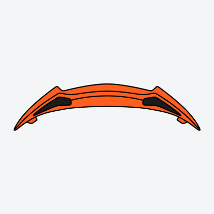 Airoh Rear Spoiler Twist 2.0 Orange matt