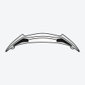 Airoh Rear Spoiler Twist 2.0 White gloss