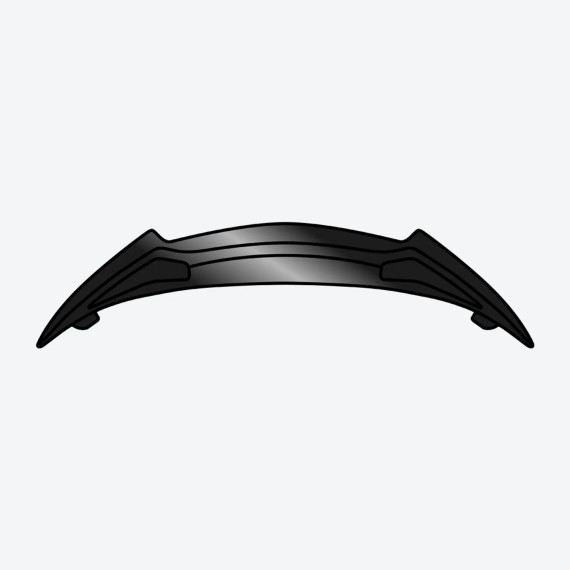 Airoh Rear Spoiler Twist 2.0 Black gloss