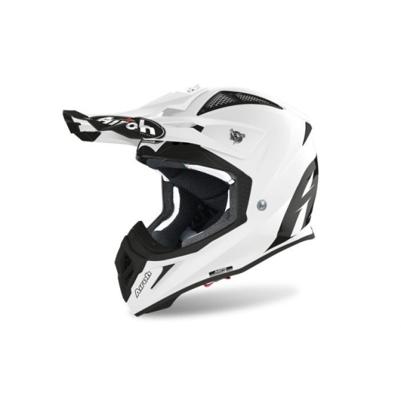 Airoh Helmet Aviator Ace Color white gloss