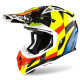 Airoh Helmet Aviator Ace Trick yellow/blue