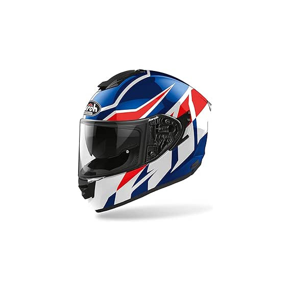 Airoh Helmet ST501 Frost blue/Red Gloss