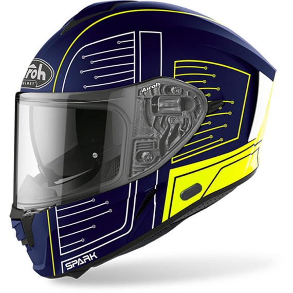 Airoh Helmet SPARK Cyrcuit Blue Gloss