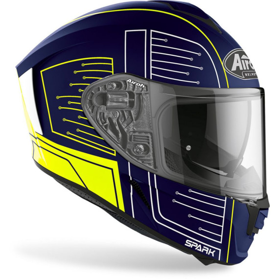 Airoh Helmet SPARK Cyrcuit Blue Gloss