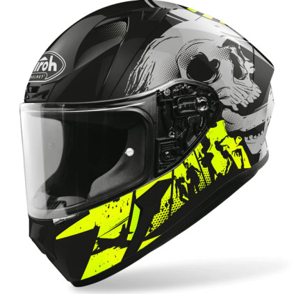 Airoh Helmet Valor Akuna yellow gloss