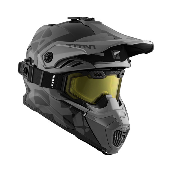 CKX Helmet + Goggles TITAN Airflow Steep grey