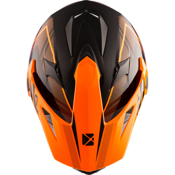 CKX Helmet QUEST RSV Moosek w electric visor Orange