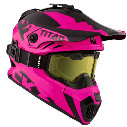 CKX Hjelm + Goggles TITAN Airflow Extra Pink