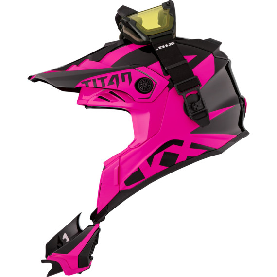 CKX Hjelm + Goggles TITAN Airflow Extra Pink