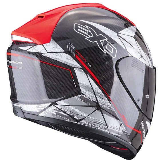 SCORPION Helmet EXO-1400 AIR Carbon Aranea black/red