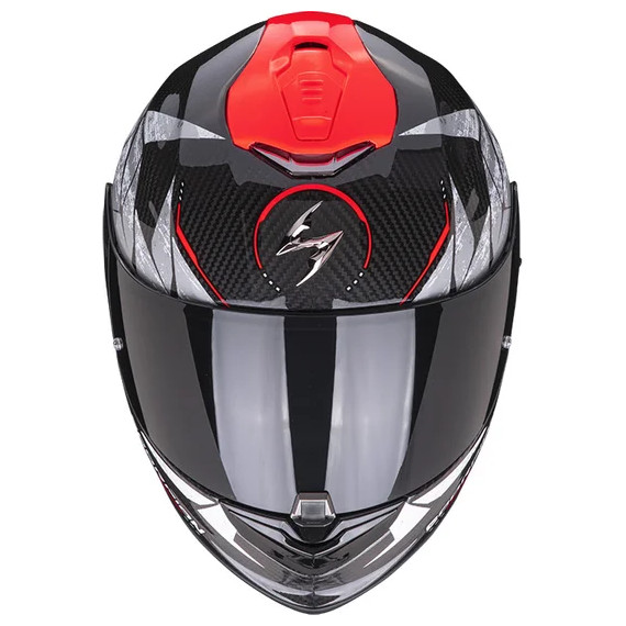 SCORPION Helmet EXO-1400 AIR Carbon Aranea black/red