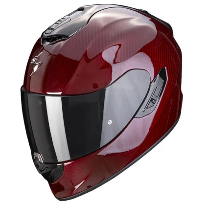 SCORPION Helmet EXO-1400 AIR CARBON red Solid carbon fiber