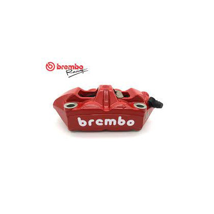 Brembo M4 100mm - red color_white logo - RH