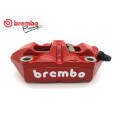 Brembo M4 100mm - red color_white logo - RH