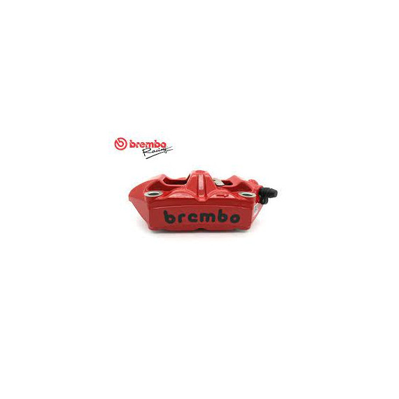 Brembo M4 100mm - red color_black logo - RH