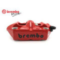 Brembo M4 100mm - red color_black logo - RH