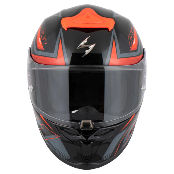 SCORPION Helmet EXO-R1 EVO AIR GAZ black/red