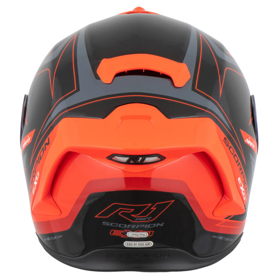 SCORPION Helmet EXO-R1 EVO AIR GAZ black/red