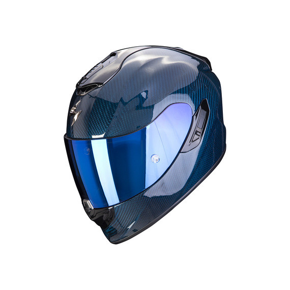 SCORPION Helmet EXO-1400 EVO AIR CARBON blue Solid carbon fiber