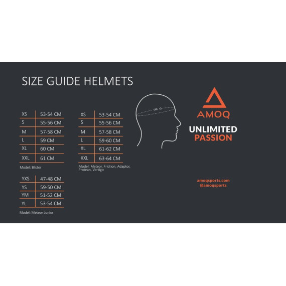 AMOQ Vertigo MIPS Helmet Black/Orange