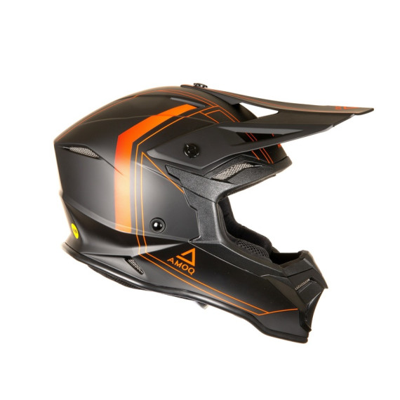 AMOQ Vertigo MIPS Helmet Black/Orange