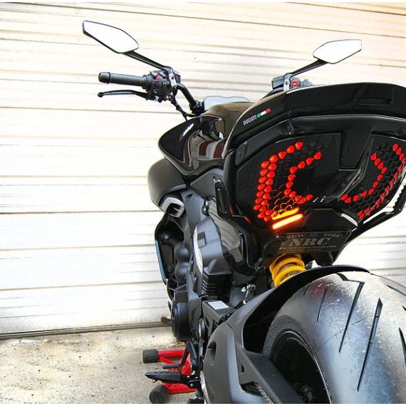 NRC Ducati Diavel V4 Tail Tidy Fender Eliminator (Turn Signals + Side mount plate bracket) 2023