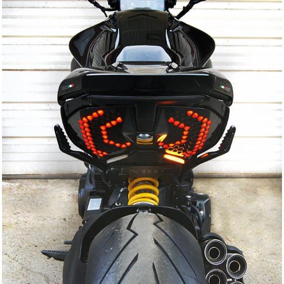 NRC Ducati Diavel V4 Tail Tidy Fender Eliminator (Turn Signals + Side mount plate bracket) 2023