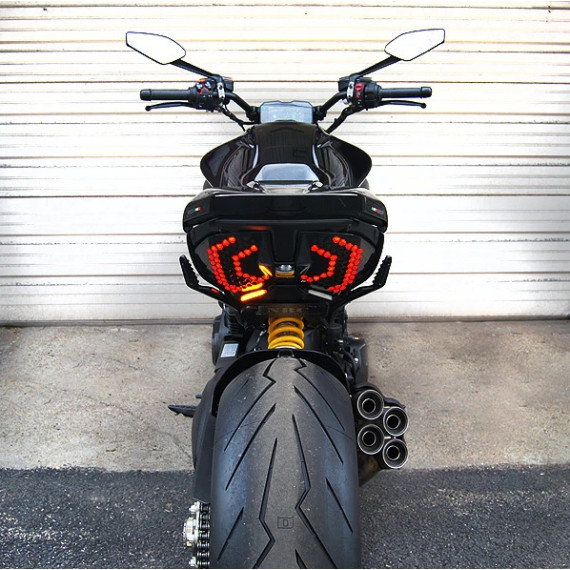 NRC Ducati Diavel V4 Tail Tidy Fender Eliminator (Turn Signals + Side mount plate bracket) 2023