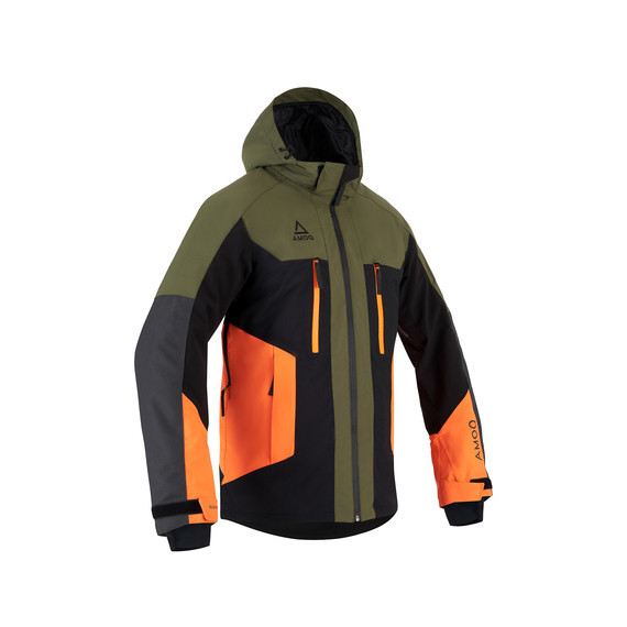 AMOQ Aspect Jacket Military Green/Orange