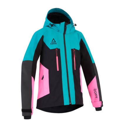 AMOQ Aspect W's Jacket Turqoise/Black/Pink