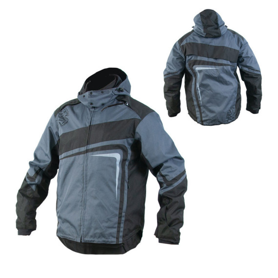 Timeless Slope S snowmobile jacket, black/grey