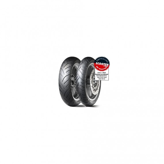 Dunlop Scootsmart 100/80-10 53L TL fr/r