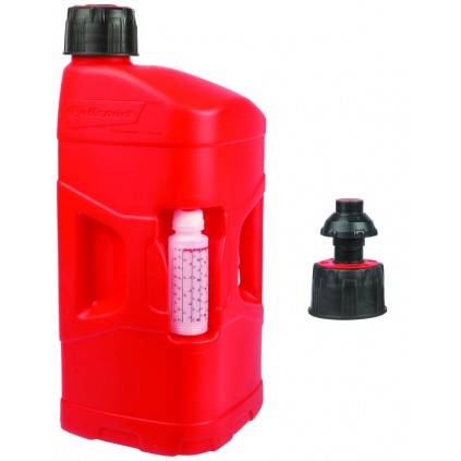 Polisport ProOctane 20 L with standard cap + 250ml mixer + quick fill valve (1)