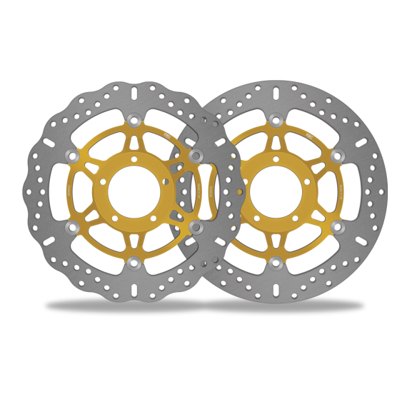 Sportbike and Superbike Fully Floating Brake Rotors