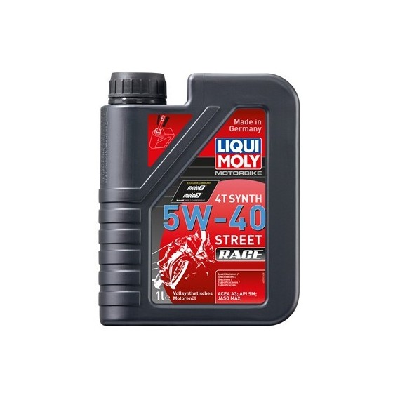 LIQUI MOLY MC 4T SYNTH 5W-40 STREET RACE  1 L