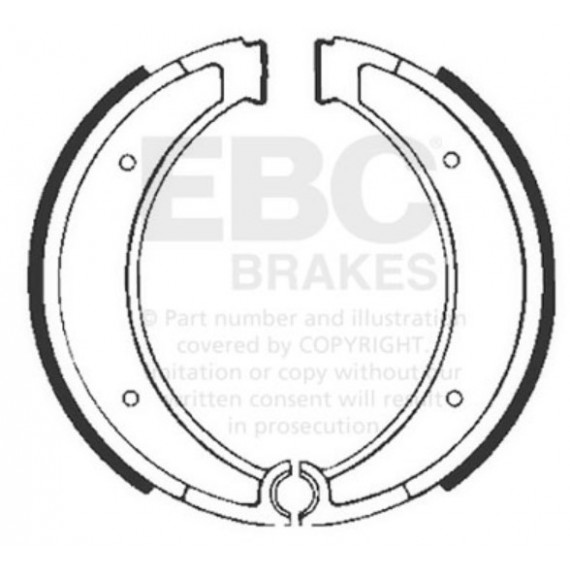 EBC BRAKE SHOE SET