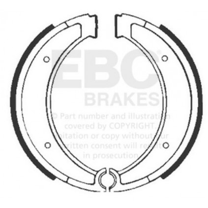 EBC BRAKE SHOE SET