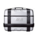 Givi 33 litre top-case black with aluminium finish with top opening