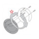 Givi Specific metal flange for fitting the TankLock tank bags