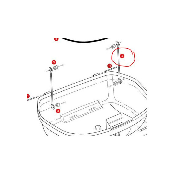 Givi Stop bag opening yarn, 2 pcs.